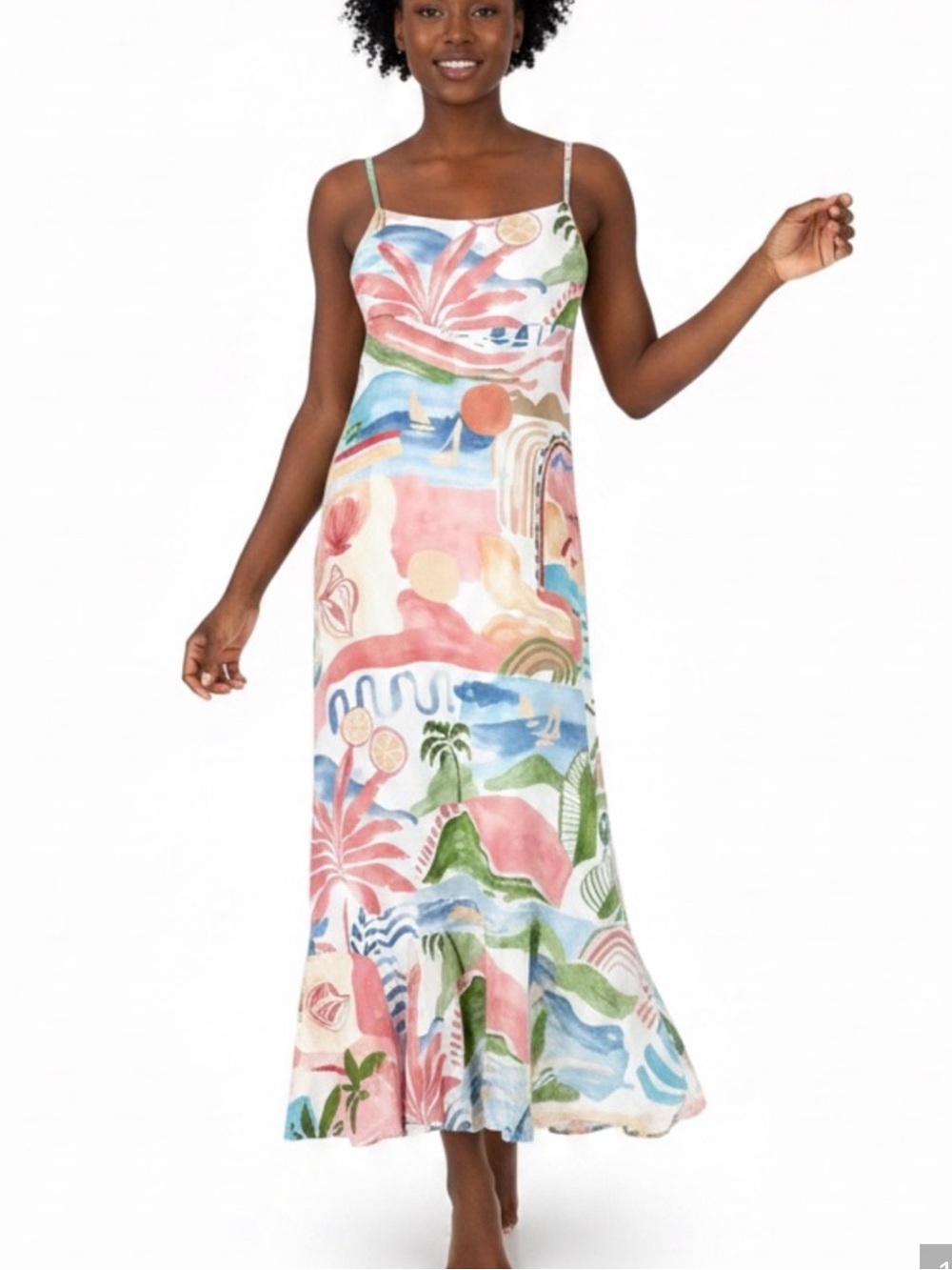 Anthropologie Paper Heart Coastal Tequila dress